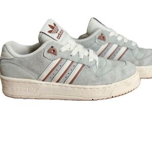 FREE SHIPPING - Adidas Rivalry Low W WMNS Linen Green / Ivory Green